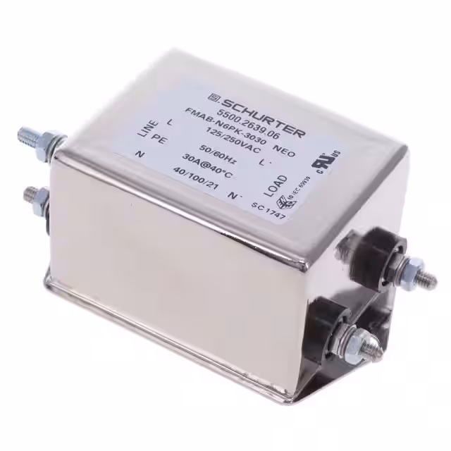 5500.2639.06 SCHURTER Inc.  Moduli di filtro di linea di alimentazione